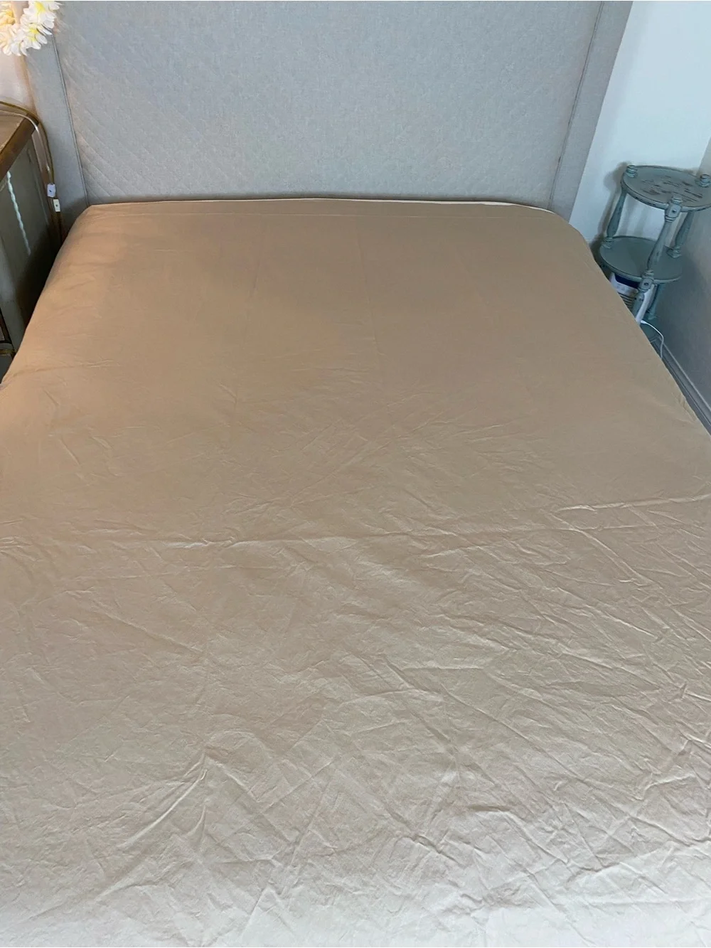 Hotel Collection Tan  King size cotton Like New